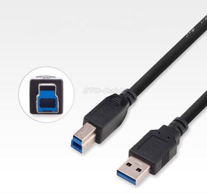 USB 3.0 Cable AM To BM Right Angle Data Sync Cable