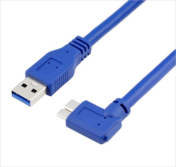 USB 3.0 To Micro B 90 Degree Right Angle Cable