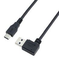 Right Left Angle USB3.0 To USB 3.1 Type C Data Sync Charge Cable